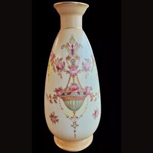 Antique 1911 Crown Devon Etna Vase – Edwardian Era – English Porcelain 9¼" Tall